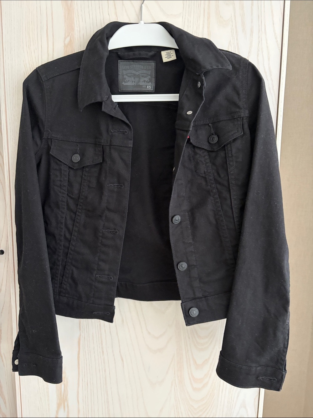 Levi's Black Denim Trucker Jacket - Women's
